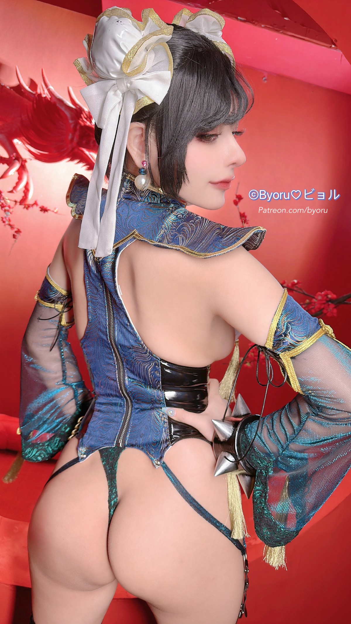 Похотливый Cosplay 萝莉Byoru Chun-Li 春麗 я бы вдул